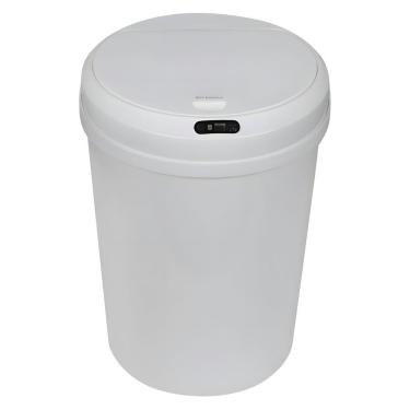 Imagem de Lixeira Automática Com Sensor 12l - Praticidade e Higiene branca