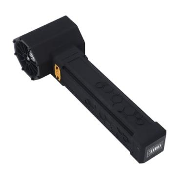 Imagem de Ventilador Violento Canalizado Mini Turbo Poderoso, Soprador Portátil de Nível Industrial 64mm 1500g Com Motor Sem Escova Silencioso e Bateria de 8000mAh, para Inflação de