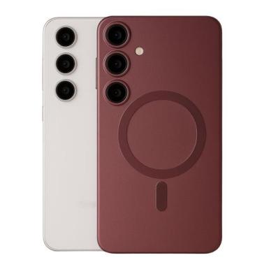 Imagem de Capinha S24 Fe para Samsung Magnetica Carregamento Sem Fio TPU Flexíve