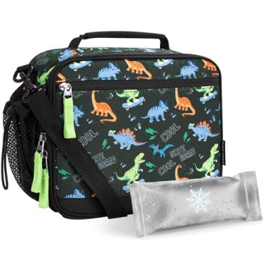 Imagem de Choco Mocha Lancheira infantil para meninas, lancheiras para escola, lancheira, bolsas de gelo com alça de ombro para crianças, pré-escolares, jardim de infância, meninos