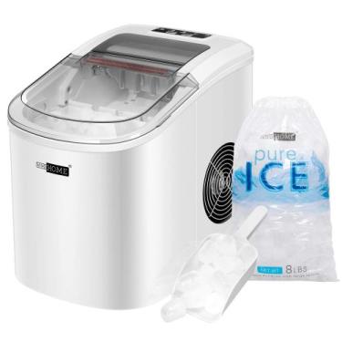 Imagem de Máquina de Cubos de Gelo Elétrica Portátil VIVOHOME - 27 Libras/Dia - 