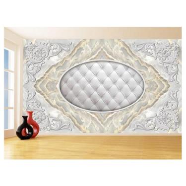 Imagem de Papel De Parede 3D Floral Textura Sala Flores 3,5M Xfl333 - Você Decor