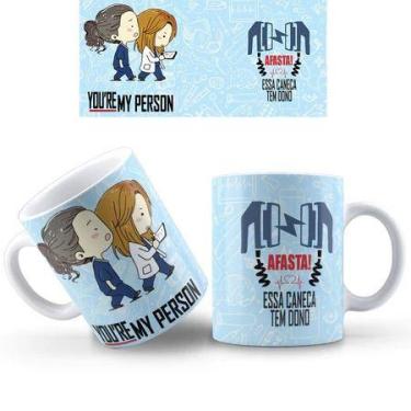 Imagem de Caneca Greys Anatomy COM SEU NOME de Porcelana vários modelos - loja d