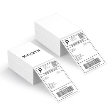 Imagem de Etiquetas térmicas MUNBYN 4x6" para impressoras térmicas 1000 etiqueta