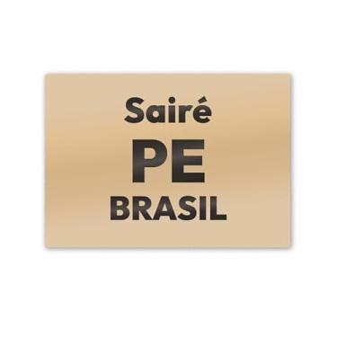 Imagem de Imã de Geladeira Sairé Pernambuco MDF 8x5 para Lembrança