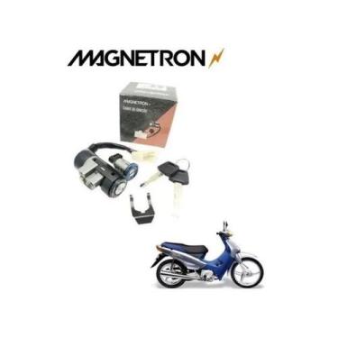 Imagem de Conjunto Chave Ignição E Trava Biz C 100 Ks Es + 1998 A 2005 - MAGNETR