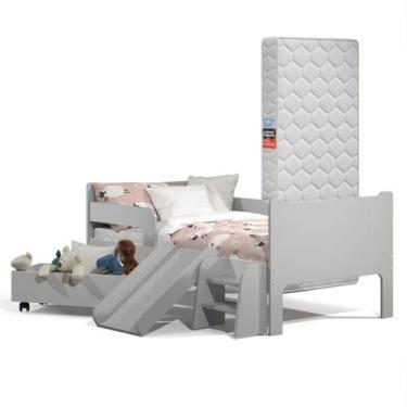 Imagem de Mini Cama Infantil Montessoriana Sonho Kid's + Colchão - MS Móveis, Ci