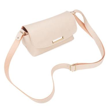 Imagem de Bolsa Pequena Feminina de Lado Transversal - Lê Faria, Palha
