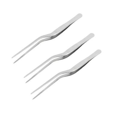 Imagem de Pinça De Cozinha Em Aço Inoxidável Para Churrasco, Utensílio Portátil 