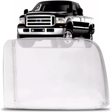 Imagem de Lente Farol F250 F350 F4000 2007 Á 2012 - SP ACESSÓRIOS, Esquerdo