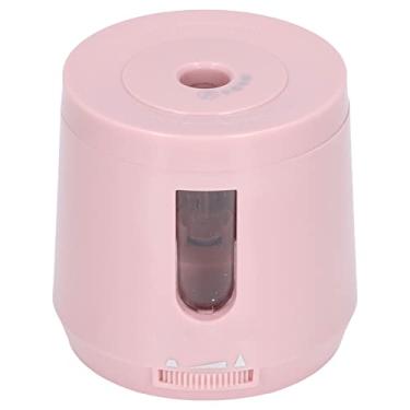 Imagem de Akozon Apontador de Lápis Elétrico - Espessura Recarregável USB, Ajustável, Apontador de Lápis Automático para Crianças, Tamanho Mini, Bateria Operada para Facilitar o Uso (Rosa)