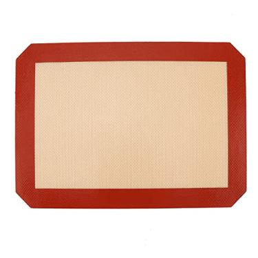 Imagem de Conjunto de tapete de silicone antiaderente Cffuvros, tapete de pastelaria resistiva a calor para assar, cozinhar bancada de biscoito reutilizável para lavadora de louça de (300x210)