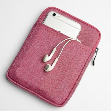 Imagem de Sleeve Bolsa para Kindle de 6 polegadas 11 Geração com Forro Acolchoado e Zíper (Pink)