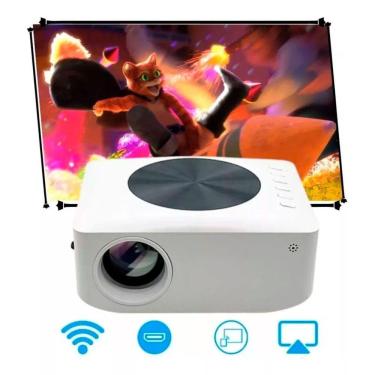 Imagem de Projetor Yt 400 Hd Mini 4K Portátil 3000 Lumens 1080P