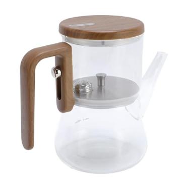 Imagem de AUNMAS Bule de Vidro Magnético, 760 Ml de Separação de água de Bule Transparente Com Alça Anti -escaldada do Filtro para Folhas Soltas e chá de chá Enchanti para o Escritório Em Casa