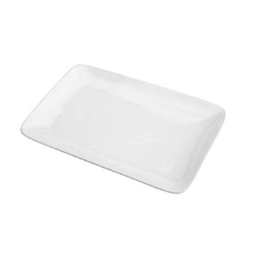 Imagem de TRAVESSA DE PORCELANA LISA BRANCA 30X20cm