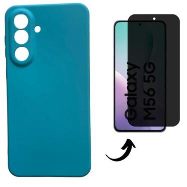 Imagem de Capa + Pel 3D Privativo Compatível Com Samsung Galaxy M56 5G - Db