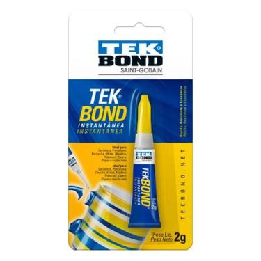 Imagem de Cola Instantânea Tekbond 2G 1Und Saint-Gobain - Tek Bond