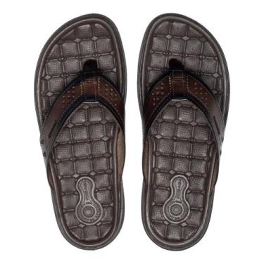 Imagem de Chinelo Masculino Pegada Nordeste Marrom, Marrom, 40