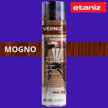 Imagem de VERNIZ SPRAY 400ML MOGNO - ETANIZ Qualidade Excelente Envio Hiper Expr