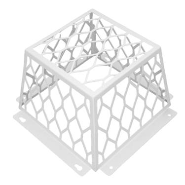 Imagem de Luocute Protetor de capô de Aço de Carbono para Ventilação Pesada, Protetor de Capuz para 3-4 Em Tampas do Ventilador de Exaustão, Com Protetor de Capa de Ventilação do Secador, Com (2#)