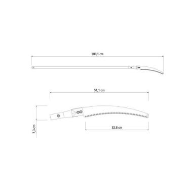 Imagem de Serrote de Poda Profissional 13 polegada / 330 mm Tramontina