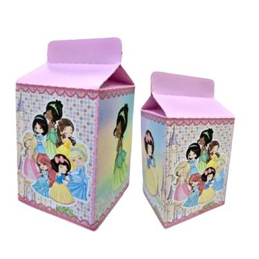 Imagem de Caixinha Lembrancinhas Para decoração de Aniversario Princesas- Caixinhas E forminhas Para Doces 15 Unidades