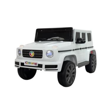 Imagem de Bang Toys - Carrinho Elétrico Infantil Nitro SX 12V - Licenciado, com Luzes de LED, Sons, Entrada USB/MP3, Bluetooth, Portas que Abrem e Controle Remoto - Suporta até 30kg - Cor Branco