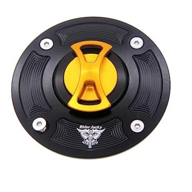 Imagem de Riderjacky Tampa do tanque de combustível de motocicleta sem chave para Suzuki GS500 RGV250 VJ22 (todos os anos) GS 500