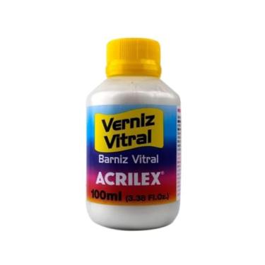 Imagem de Verniz Vitral Base 592 Madreperola 100ml - 01 Unidade, Acrilex 081100592 Perfeito para Copos Garrafas Vasos e Outras Perfeito para Copos Garrafas Vasos e Outras