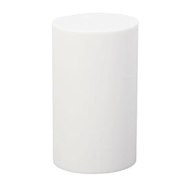 Imagem de Bloco de escultura de borracha branca textura fina inodoro macio fácil de cortar e esculpir para impressão projetos artesanais Eco Friendly TPR Material 1 pacote (Redondo)