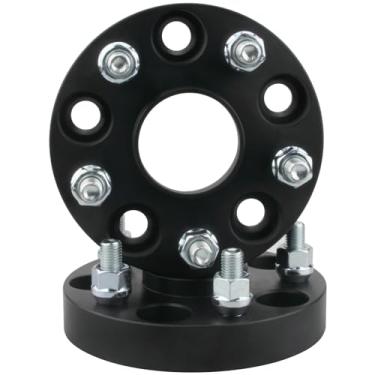 Imagem de DCVAMOUS Espaçadores de roda centralizados de 2 peças 5 x 4,5 2 cm com pinos de 12 x 1,5 compatível com Toyota Lex-US 5 Lug 5 x 114,3 para Avalon Camry Highlander Sienna, 1995-2015 Tacoma (apenas 2WD