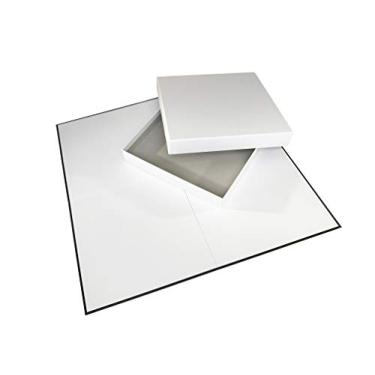 Imagem de Apostrophe Games Tabuleiro e caixa em branco (tabuleiro de 50,8 cm x 50,8 cm) Crie seu próprio jogo de tabuleiro, jogo de tabuleiro faça você mesmo, jogos de tabuleiro para a família