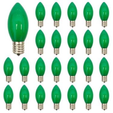 Imagem de Lâmpadas de reposição Abeja C9 Green 7W Vintage Incandescent x25