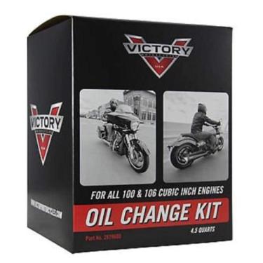 Imagem de Kit de troca de óleo Victory Motorcycle 2879600 com óleo de 4,5 L - Vi