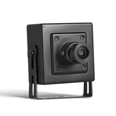 Imagem de REVODATA Mini câmera IP POE de 5 MP, microfone embutido, câmera de segurança interna UltraHD pequena com áudio, lente de 3,6 mm (75° FOV), H.265/H.264, aplicativo para smartphone/PC (I706-P-A)