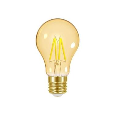 Imagem de Lâmpada Led Dimerizável Taschibra Filamento Vintage A60 4W E27, 220V