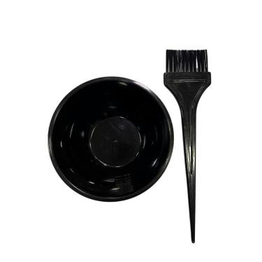 Imagem de Kit Cumbuca Tigela + Pincel Tintura Coloração Platinado