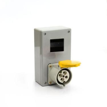 Imagem de Caixa com tomada industrial 3p+t 110/130v 32a strahl sd-4244