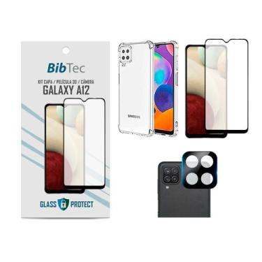 Imagem de Kit Capinha Transparente + Película 3D + Película Câmera Samsung Galax