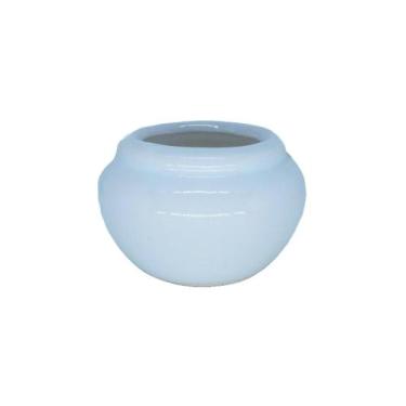 Imagem de Kit 12 Vasinhos Cerâmico Esmaltado para Suculentas Mini Vaso Cachepot 