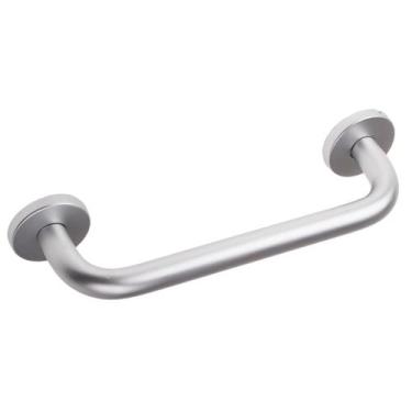 Imagem de Suporte Barra Apoio Idoso Embralumi Inox Toalheiro Ø3cm 44cm