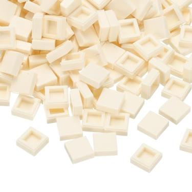 Imagem de PATIKIL 333 Pcs Flat Blocks Bulk, 1x1 Square White Classic Tiles Smooth Surface Mini Building Blocks Accessories Compatible Bricks Kits for Building Floor Walls Mosaic Pixel Arts