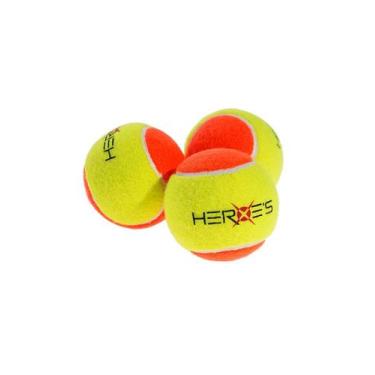 Imagem de Bola de Beach Tennis Heroes kit c/ 3 unid Homologado ITF