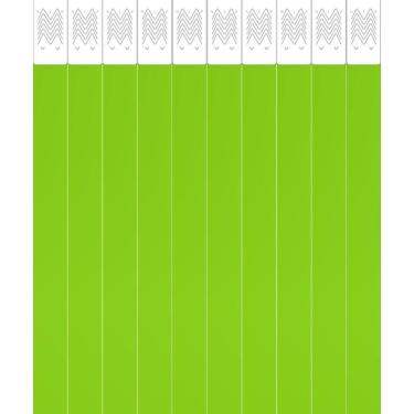 Imagem de Pulseira de Identificação Tyvek Verde Fluor 50un Tecnomidia