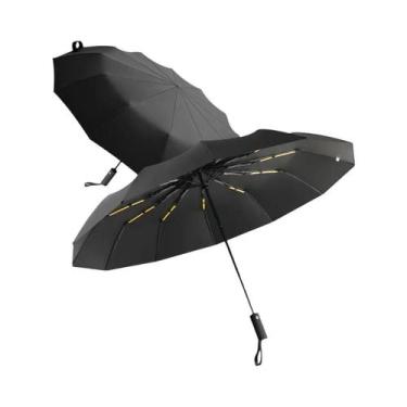 Imagem de Guarda-chuva Reforçado Anti-UV À Prova De Vento Para Homens E Mulheres