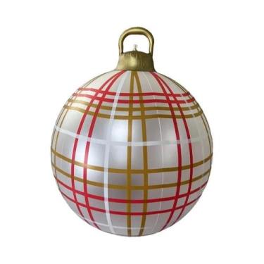 Imagem de Bola Inflável de Natal Gigante (60cm) - Decoração para Árvore de Natal