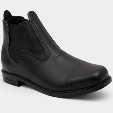 Imagem de Botina Couro Moreira Mateira Combate Masculina - Preto, 42