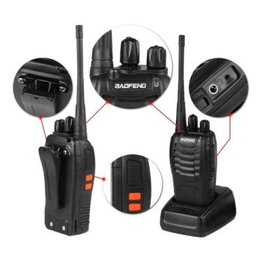 Imagem de Pacote x2 do transmissor de rádio Walkie Talkie Baofeng BF-888S - Ligh