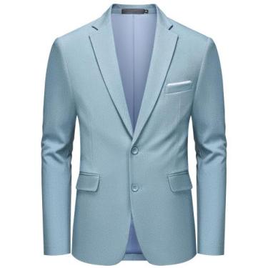 Imagem de Blazer MAGE MALE Vintage Tweed Casaco esportivo casual azul masculino